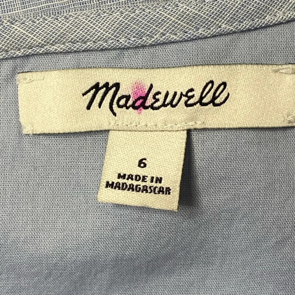 Madewell Bellflower Ruffle Dress Sz 6